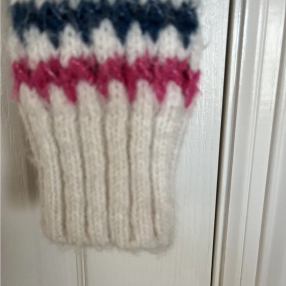 ZARA  Striped Multicolor Sweater Womens Size Small Chunky Knit Pullover Rainbow - Picture 4 of 10